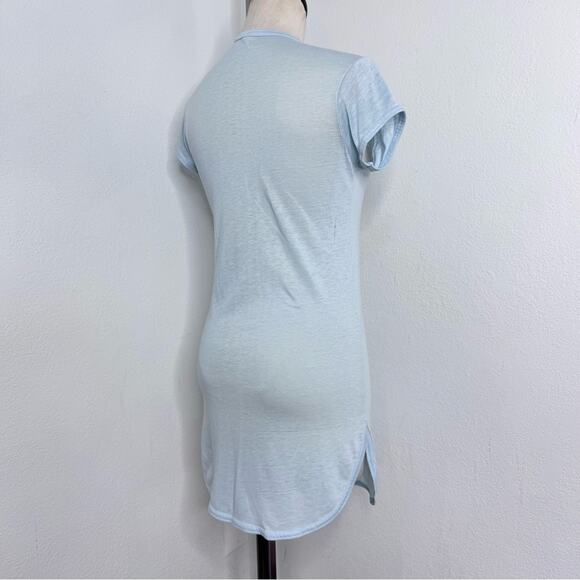 Vintage 70s Seesaw Graphic Nightshirt Nightgown Sheer Novelty Graphic SZ Medium - Picture 3 of 7